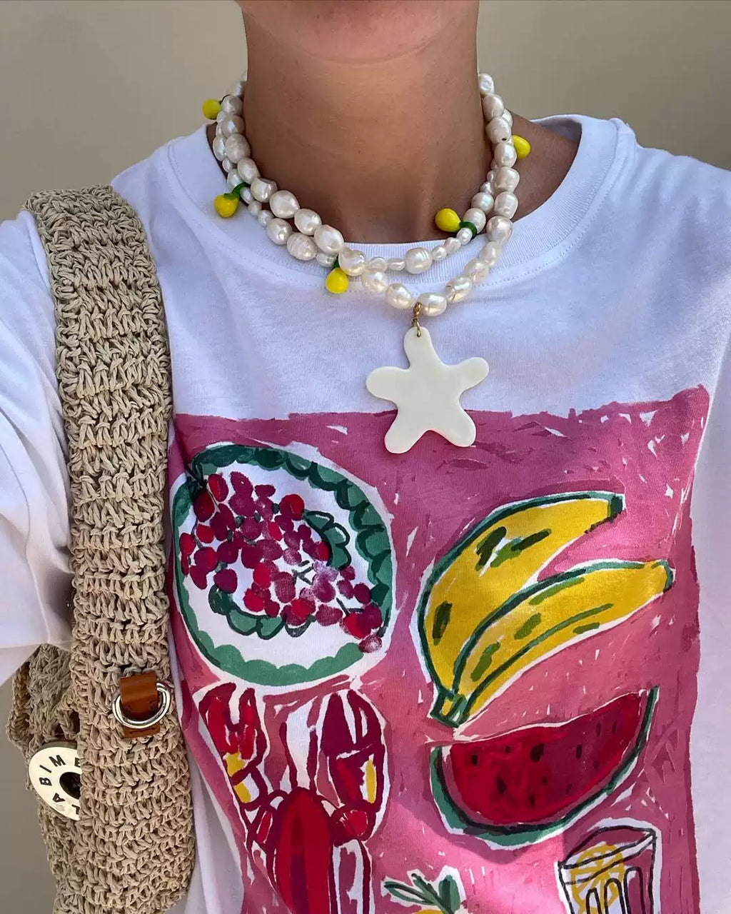 Alayna Vintage Lobster Graphic Tee