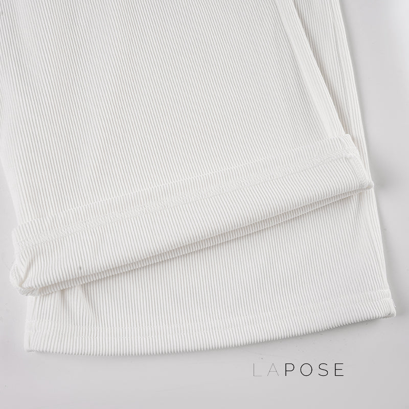 Alba Lace Patchwork Corduroy Pants [8FG26LP9]