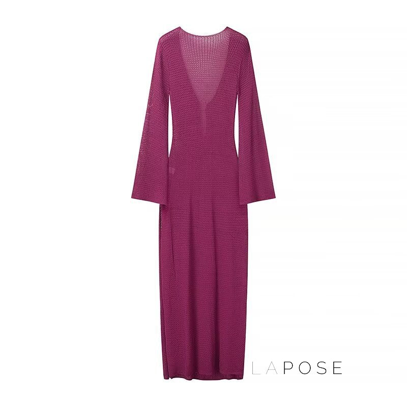 Alea Knit Bodycon Maxi Dress [2958JKC4]