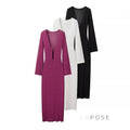 Alea Knit Bodycon Maxi Dress [PLKY5257]