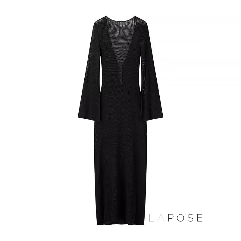 Alea Knit Bodycon Maxi Dress [J75F0M72]