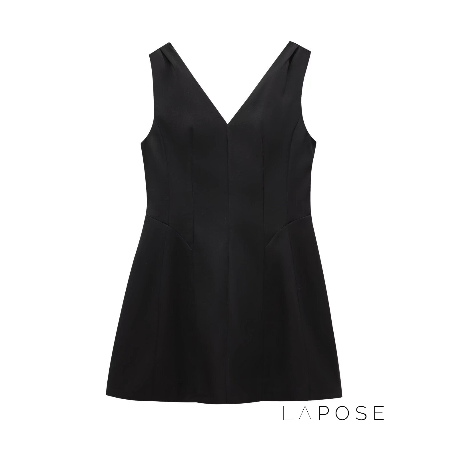 Aleen Ruched V-Neck Mini Dress [ZZUJRY1L]