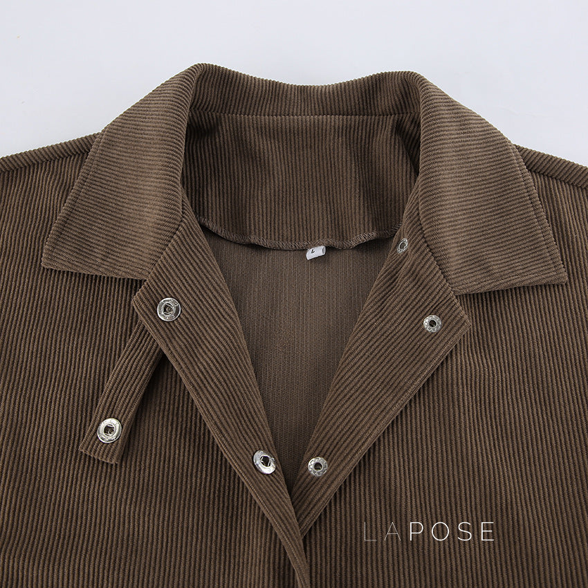 Aleeyah Cropped Corduroy Jacket [4R9FYH83]