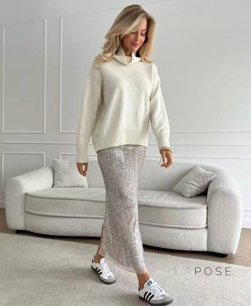 Aleisha Cozy Turtleneck Sweater [MR2ZN40A]