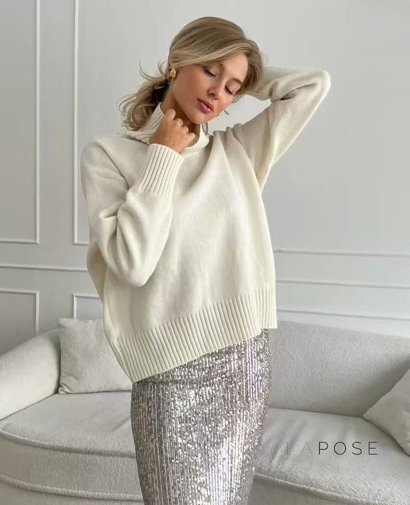 Aleisha Cozy Turtleneck Sweater [JSP1HW6C]