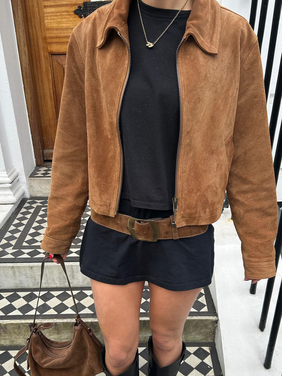 Alesana Retro Patchwork Cropped Jacket [3R50Z14X]