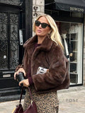 Alexia Faux Fur Coat [OMHYVAMI]