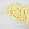 Alexis Ruffled Puff Sleeve Crop Top [PQ951KVM]