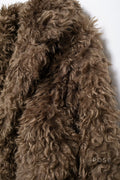 Alexzandria Lapel Faux Fur Jacket [N242QMMR]