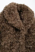 Alexzandria Lapel Faux Fur Jacket [TDHOPHVM]