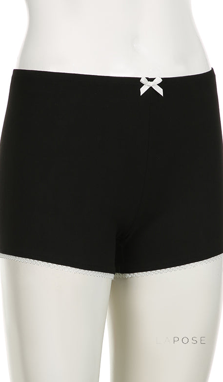 Aleyah Lace Trim Shorts [BONO4Q0L]