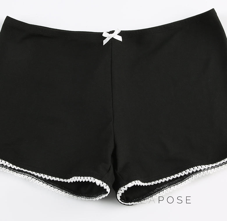 Aleyah Lace Trim Shorts [VL7R0GYV]