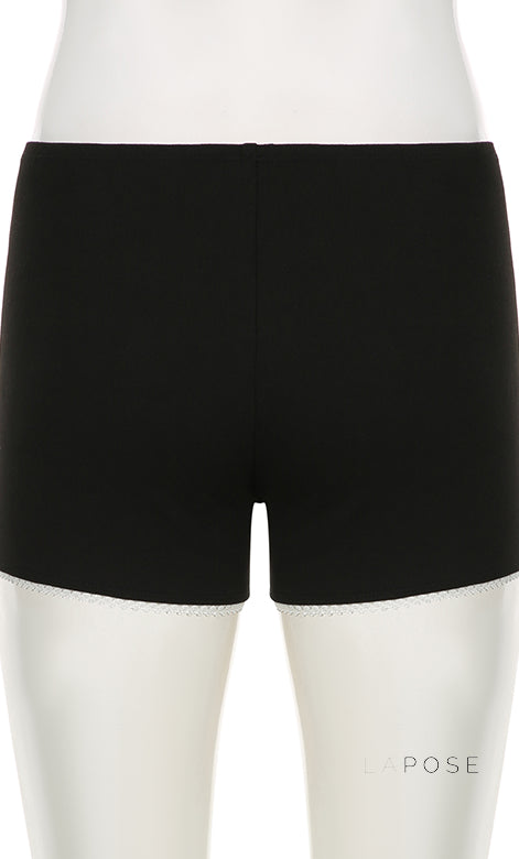 Aleyah Lace Trim Shorts [OUYHD3II]