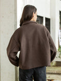 Alice Wide-Zip Wool Jacket [8WXDLDGT]