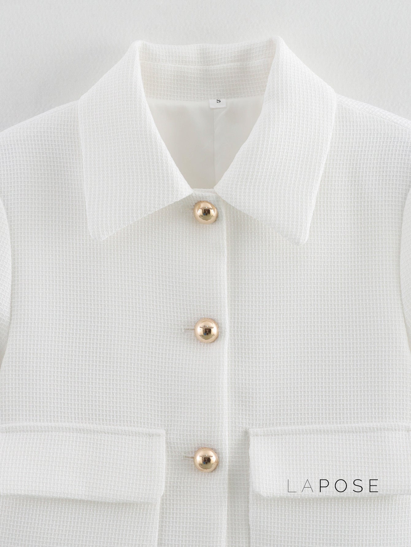 Alicia Cropped Lapel Jacket [HBHZ74NI]