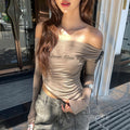 Alisa Mesh Graphic Crop Top
