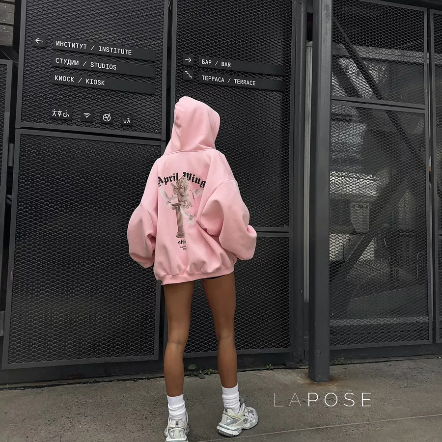 Alynna Printed Zipper Hoodie [JWB6FSUO]