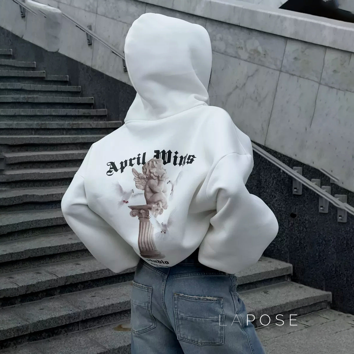 Alynna Printed Zipper Hoodie [TWMLG47Z]