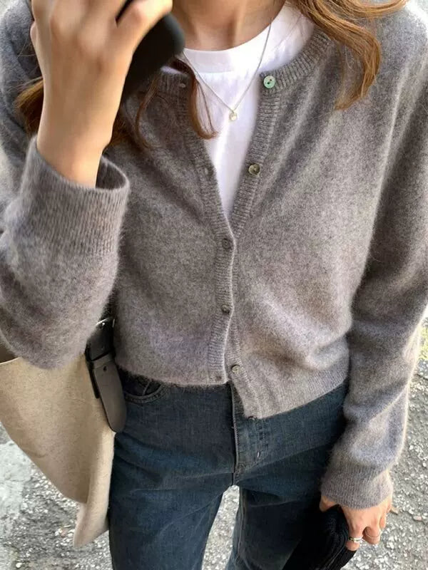 LaPose - Alynna Soft Knit Button Cardigan