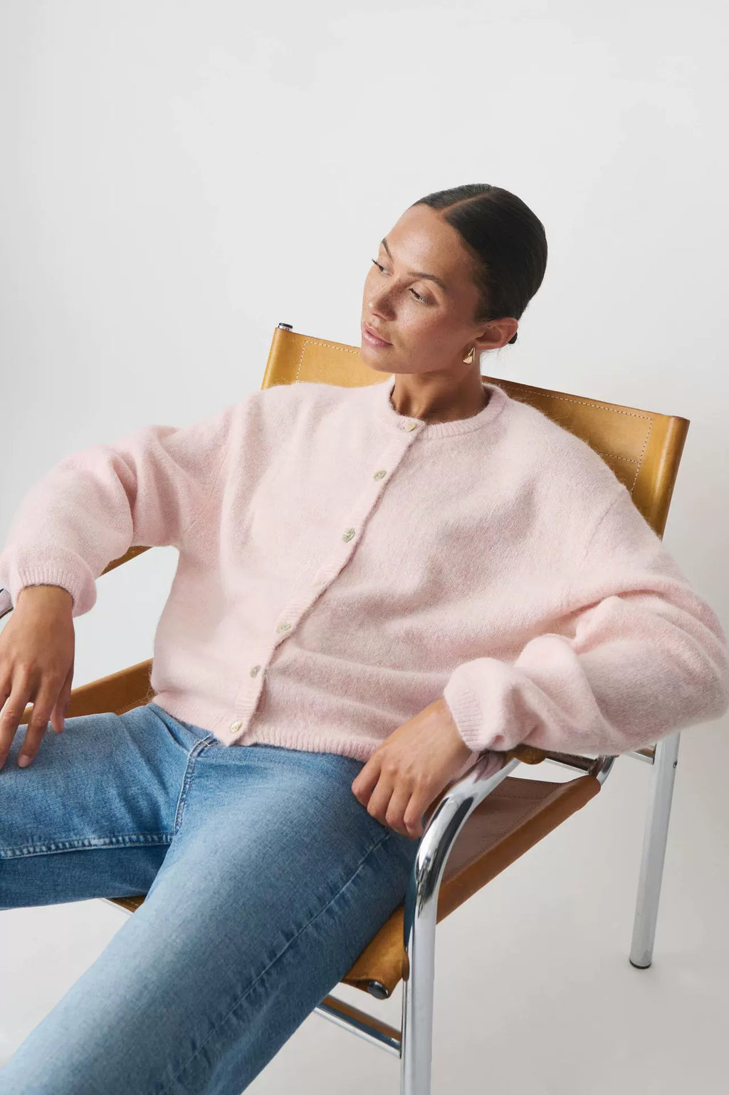 LaPose - Alynna Soft Knit Button Cardigan