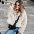 Alysa Faux Fur Teddy Jacket [SJPK0QAM]