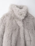 Alysa Faux Fur Teddy Jacket [4TLHLCAH]