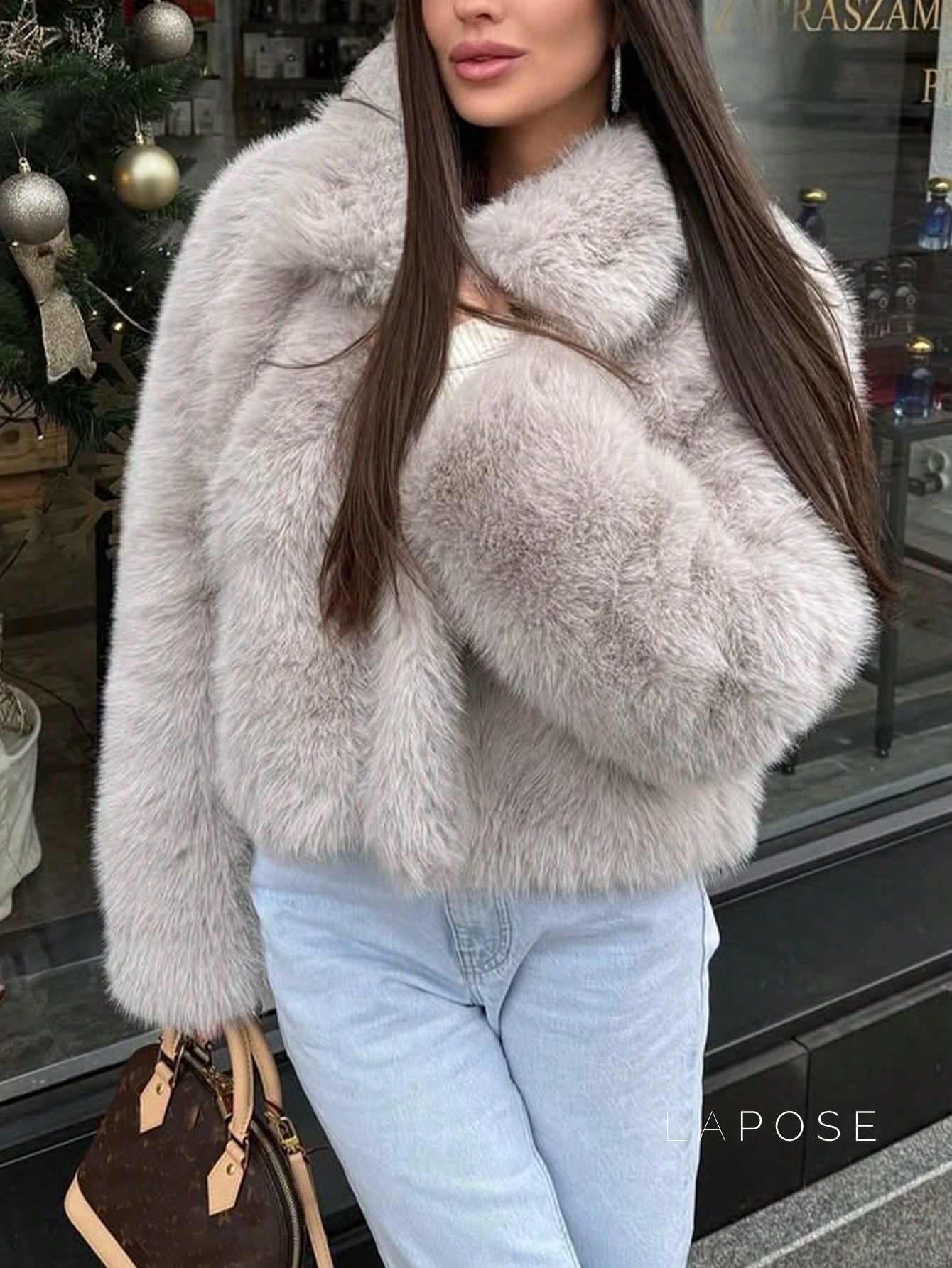 Alysa Faux Fur Teddy Jacket [SBNQ7F5Y]