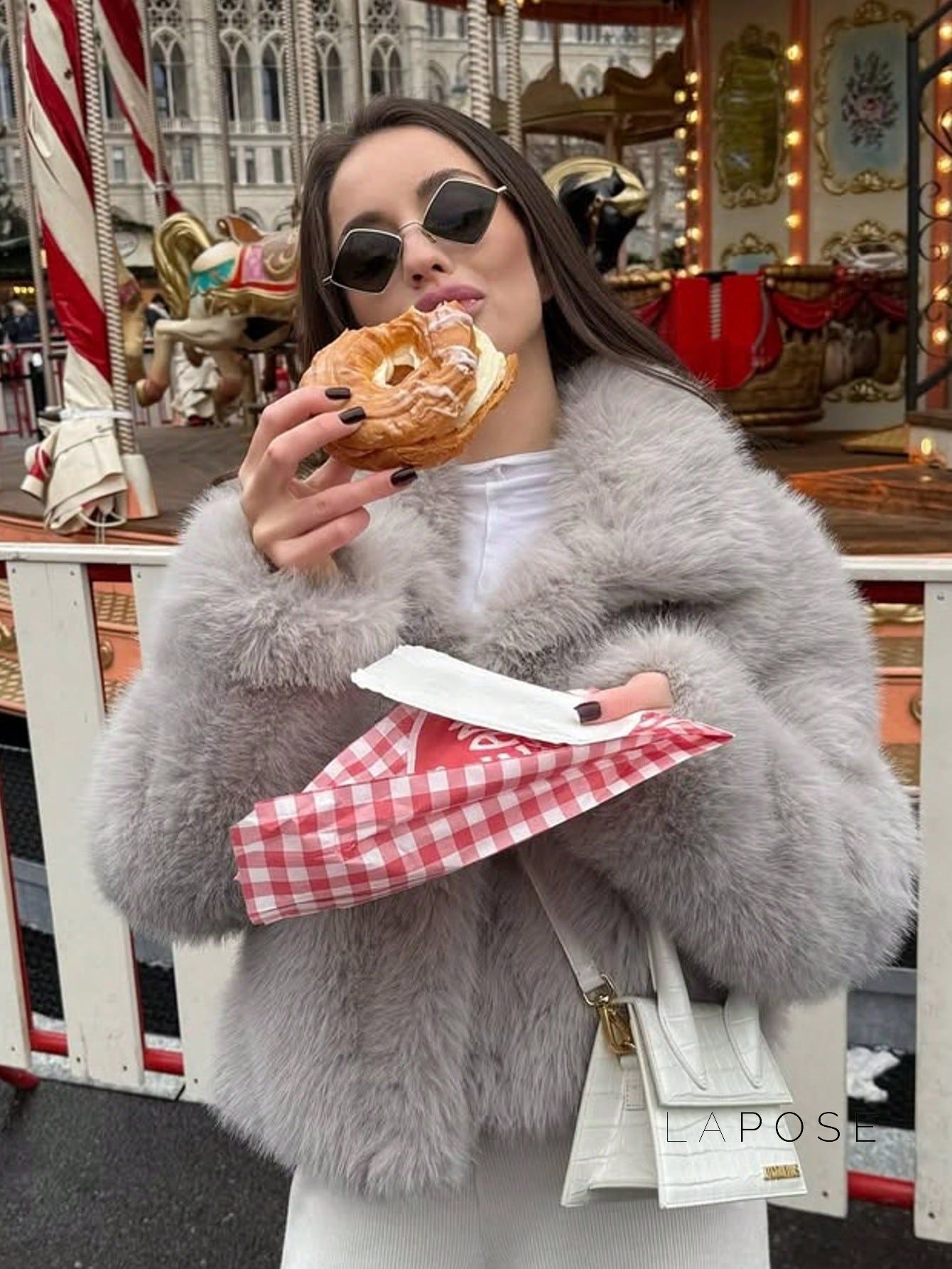 Alysa Faux Fur Teddy Jacket [P4OXM99R]