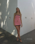Alysia Strapless Knit Mini Dress [Z9ECM1IC]