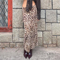 Alyssa Leopard Mesh Midi Skirt [AIT3JZDG]