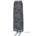 Alyssa Leopard Mesh Midi Skirt [VTI6MQLH]