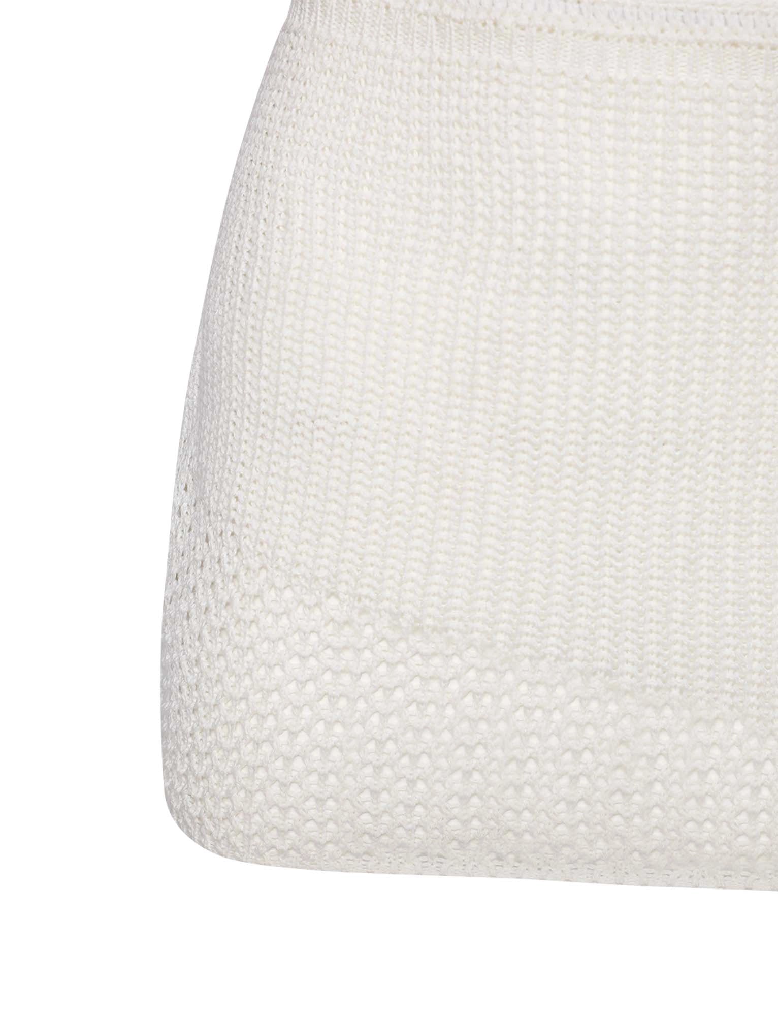 LaPose Alyssia Crochet Mini Skirt