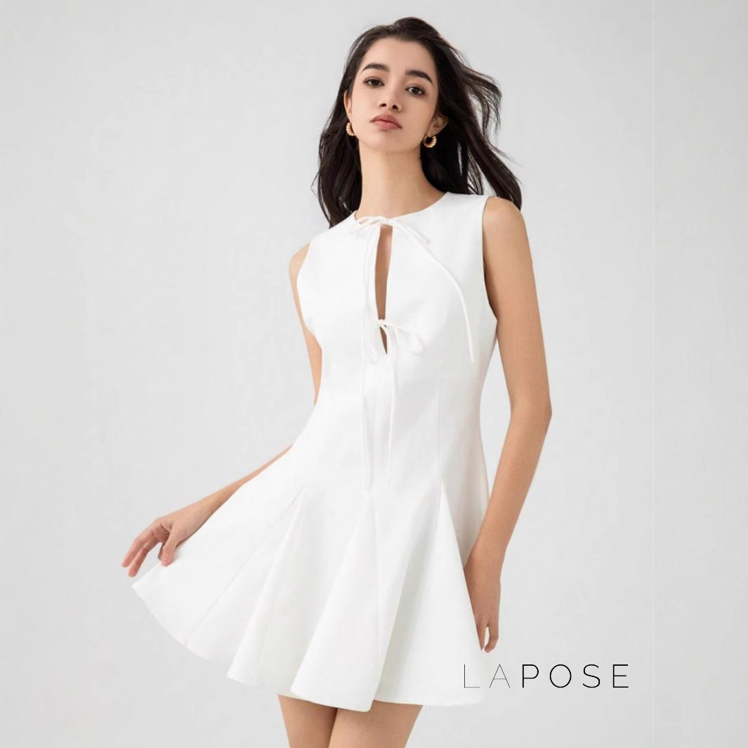 Amara Bow Mini Dress [MELVTSGR]