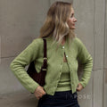 Amariya Ribbed Knit Skirt Set [FB0VR0P9]