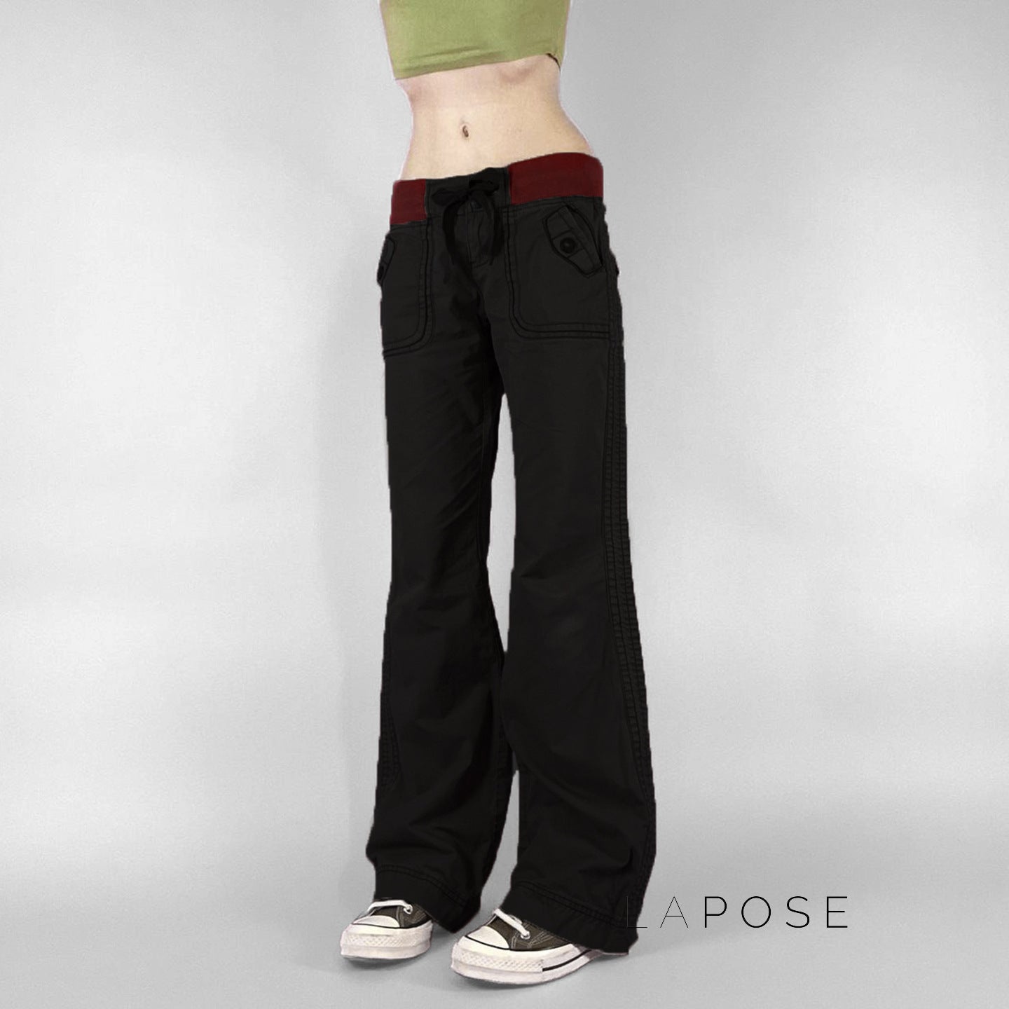 Amaryllis Patchwork Utility Jeans [LGER8TYF]