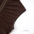 Amauri Pleated Mock Neck Vest [J48CGA2F]