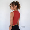 Ambria Square Neck Crop Top [OY3PFT6B]