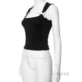 Ambria Square Neck Crop Top [35WC45KP]