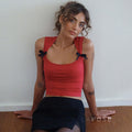 Ambria Square Neck Crop Top [2MWRZEP9]