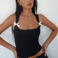 Ambria Square Neck Crop Top [E4PWV11G]