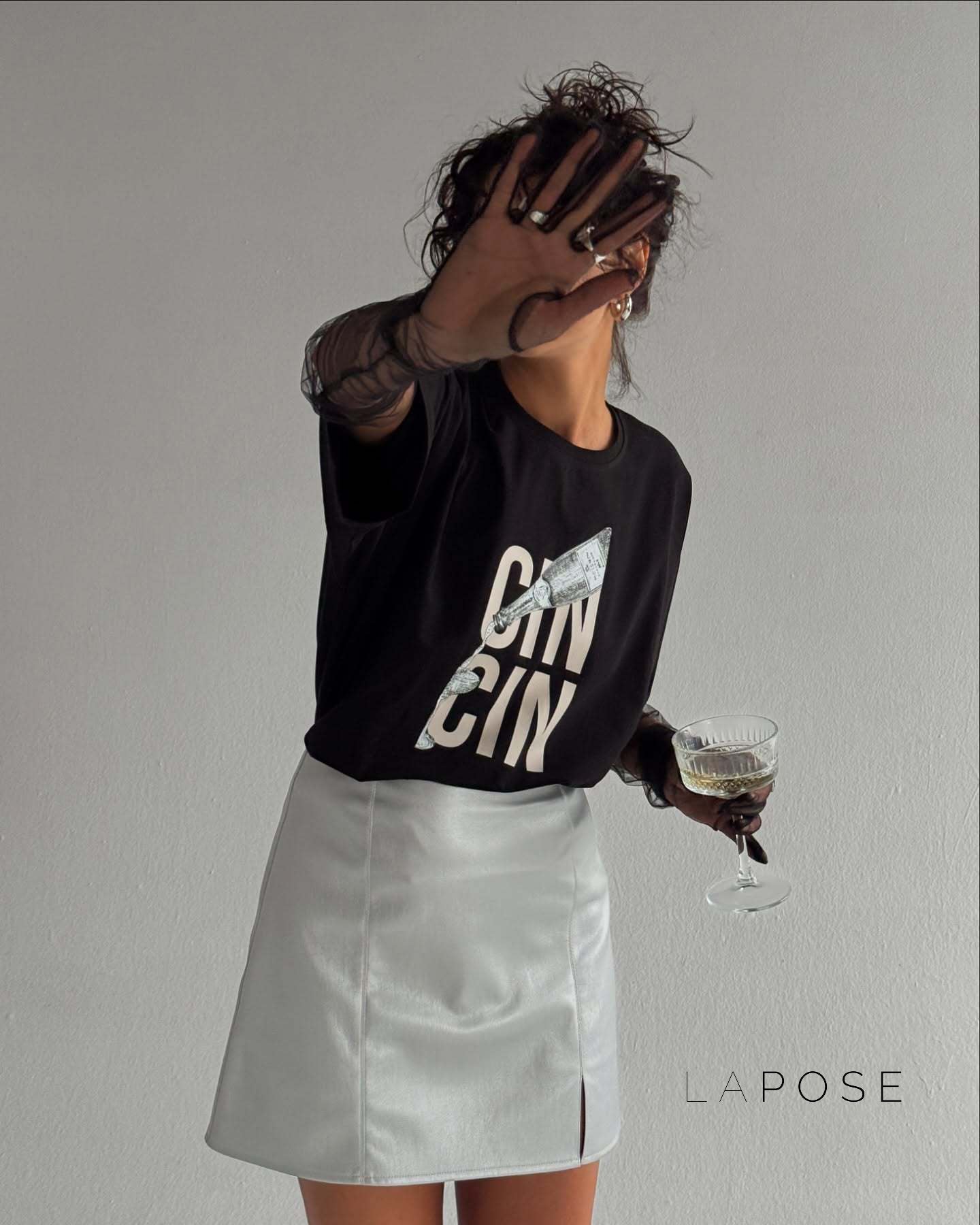Amera Graphic Crewneck Tee [CESXSUM0]