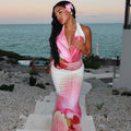 Amity Floral Halter Maxi Dress [GUDWJZVL]