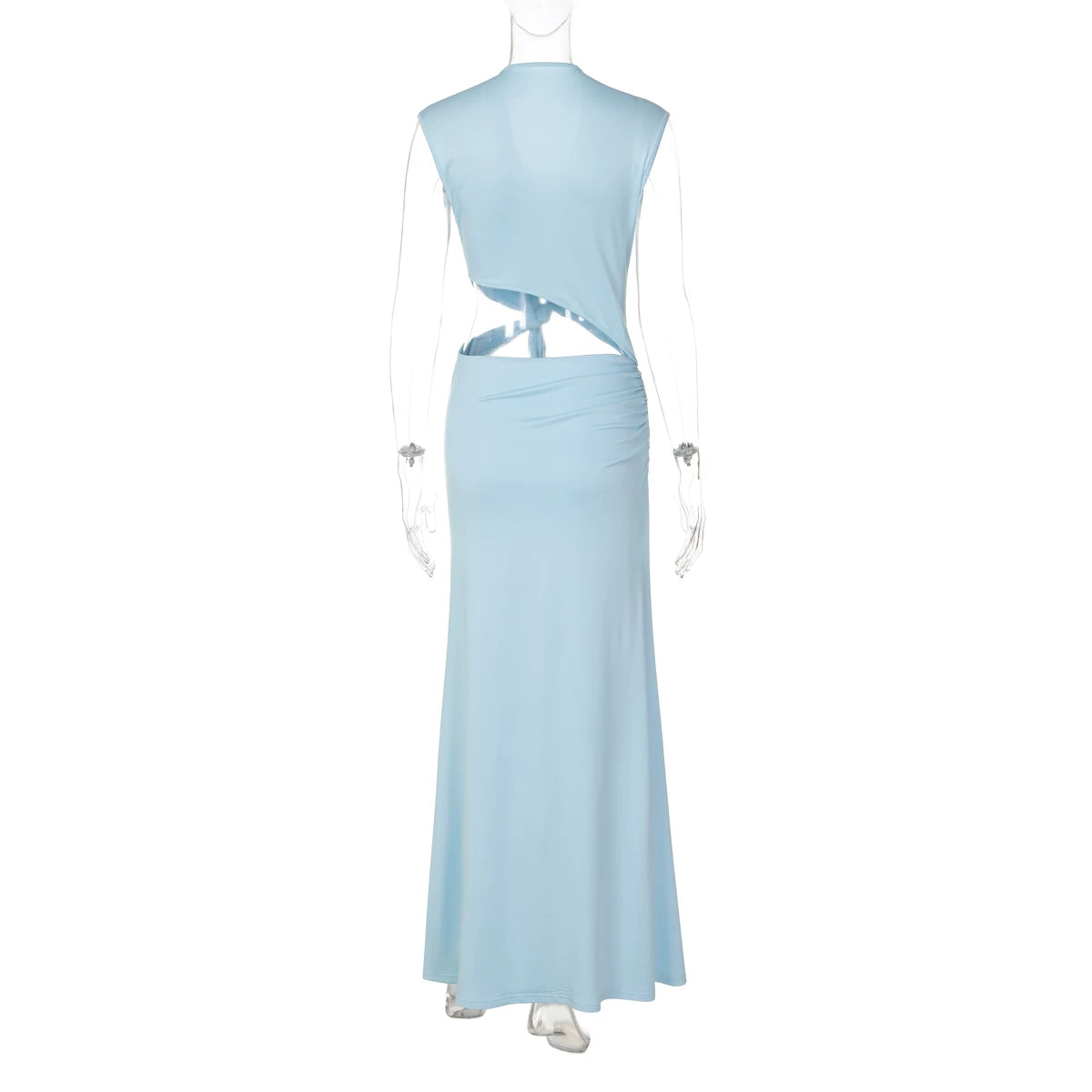 LaPose - Amiya Knot Cut-Out Maxi Dress