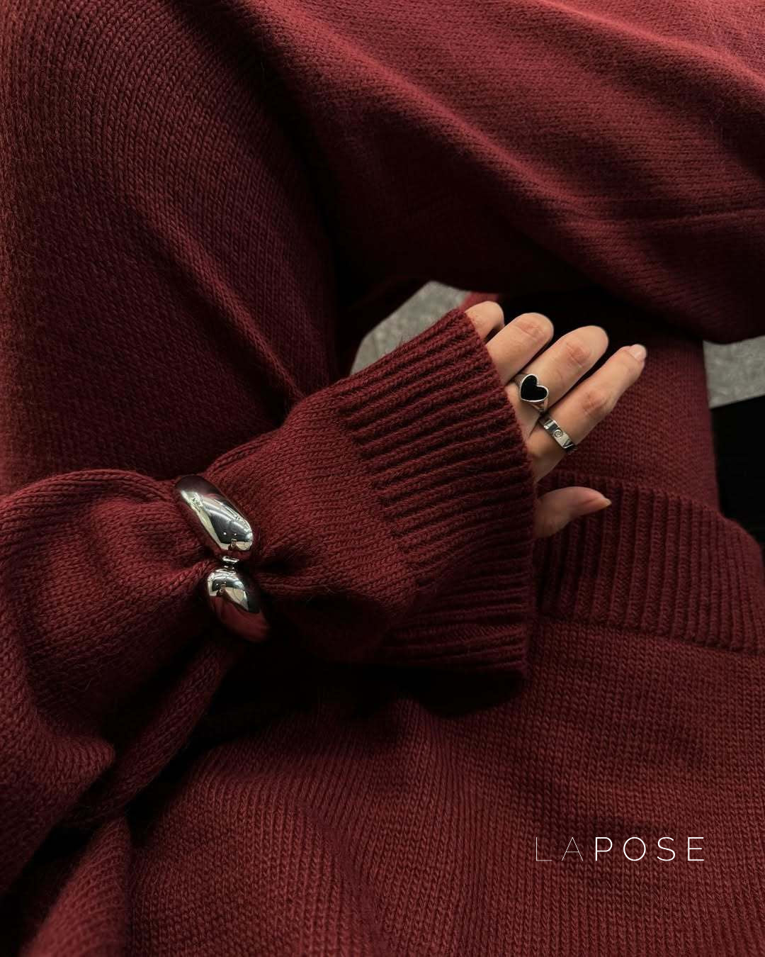 Amore Knit Polo Lounge Set [R9ZBGIWC]