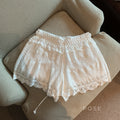Amya Lace Knit Wide-Leg Pants [CNYJJZHD]