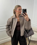 Amyia Tweed Lapel Jacket [YE9V52YP]