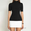 Anabell Contrast Bodycon Mini Dress [SSFV3Z70]