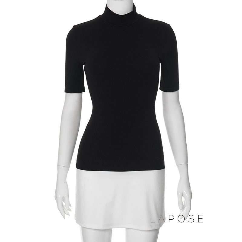 Anabell Contrast Bodycon Mini Dress [0VI9W761]
