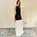 Anabia Black Sequin Maxi Dress [VSGRAS1R]