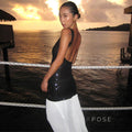 Anabia Black Sequin Maxi Dress [07TVW2PH]